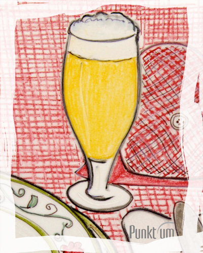 zur Belohnung für den glücklich gemeisterten Arbeitstag ein kühles Bier